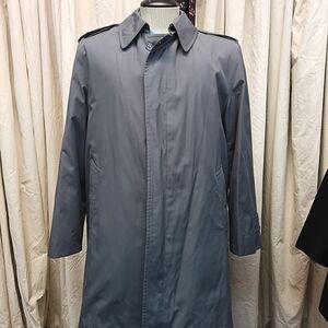 Men's Classic Gray Trench Coat